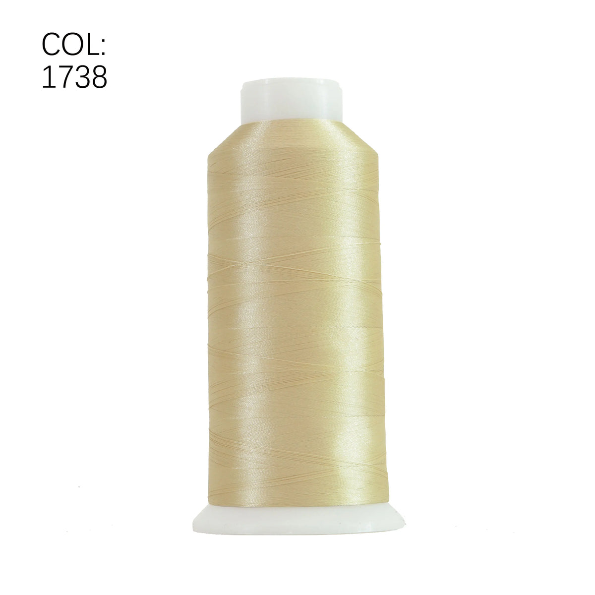 80-Color Polyester Embroidery Thread Set with Large 4000m Spools