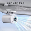 360° Rotating USB Rechargeable Clip-On Fan with 100-Speed Control