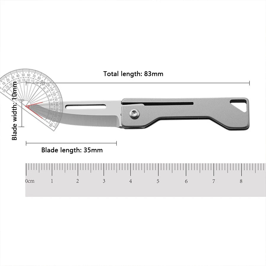 Titanium Folding Utility Knife