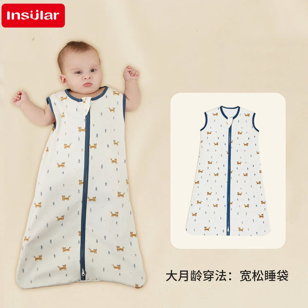 Lightweight Cotton Baby Sleeping Bag for Newborns