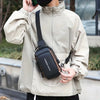 Oxford Sling Bag for Men with Zippered Phone Pocket
