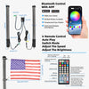 2-Pack LED Whip Lights with App & Remote Control