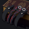 Blue Dragon Claw Folding Knife Model - 18cm Collectible Tactical Karambit