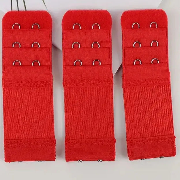 Adjustable Bra Extender with 3-Row Hook and 2-Hook Design