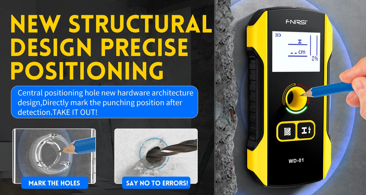 Multifunctional Wall Scanner with LCD Display