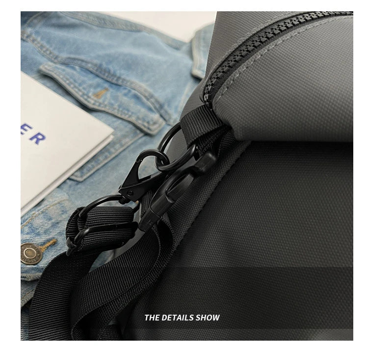 Versatile Large-Capacity Travel Duffel Bag with Water-Resistant Oxford Fabric
