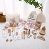 Wooden Makeup Toy Set for Kids Pretend Play