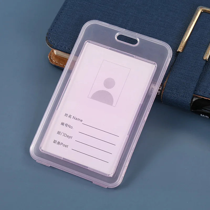 Slim ID Badge Holder with Lanyard