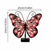 Solar-Powered Butterfly Wall Sconce
