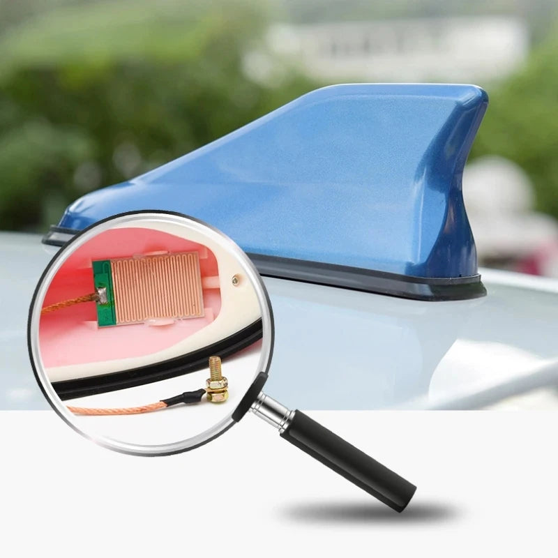 Carbon Fiber Look Shark Fin Car Antenna