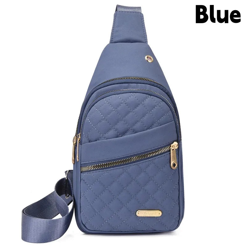Women's Waterproof Sling Crossbody Bag with Adjustable Strap
