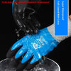 Winter Waterproof Thermal Work Gloves with Anti-Slip Latex Grip