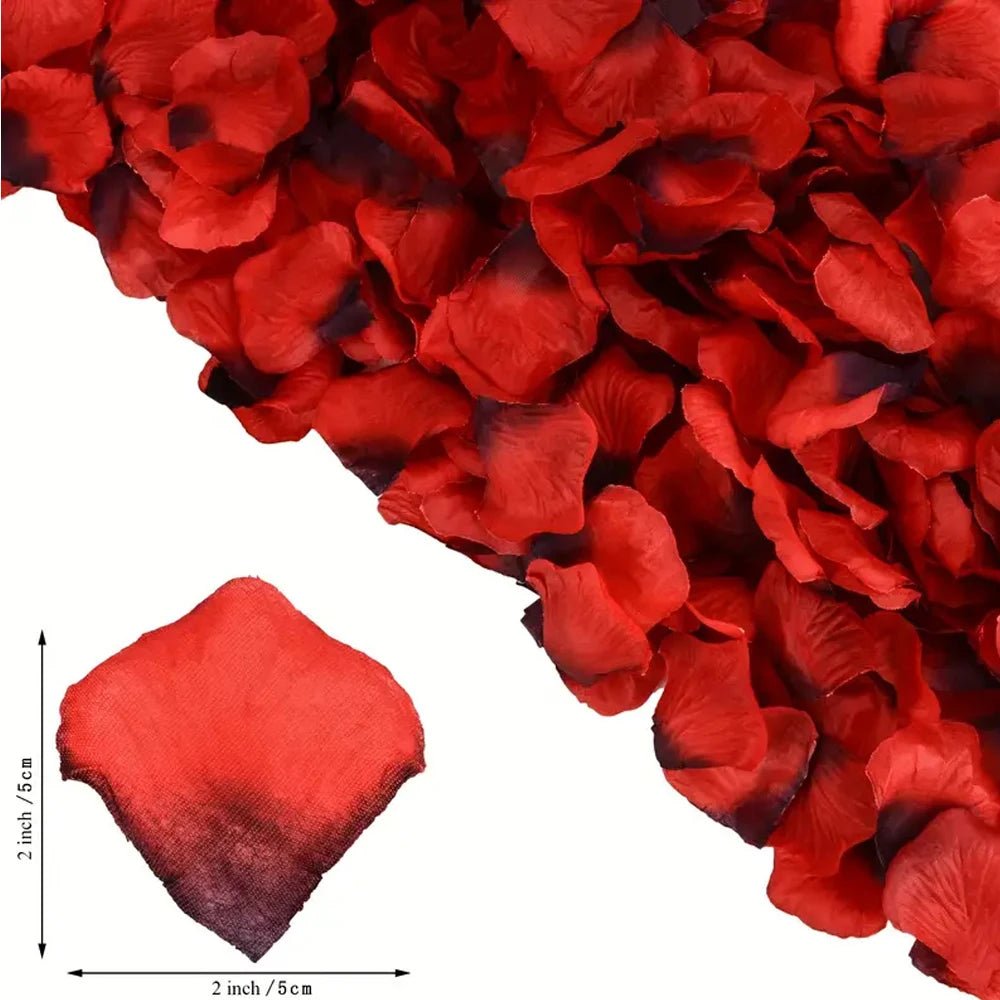 Soft Silk Artificial Rose Petals (25 Colors)