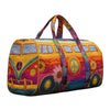 Quilted Cotton Travel Tote with Frog Print