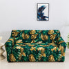 Floral Print Stretch Sofa Cover with Elastic Edge