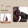 Men's Genuine Leather Sling Backpack with USB Charging Port