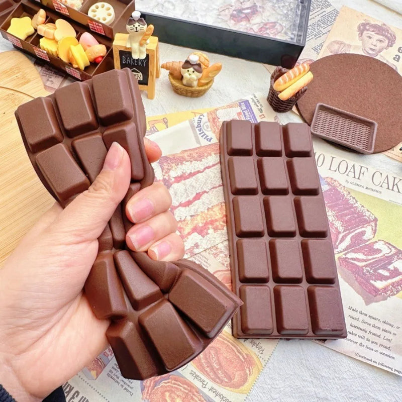 Barre de chocolat anti-stress à rebond lent