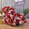 Printed Recliner Cover with Side Pocket — 4-Piece Set