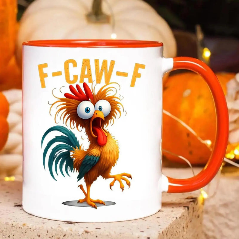 F-Caw-F Keramik-Kaffeetasse