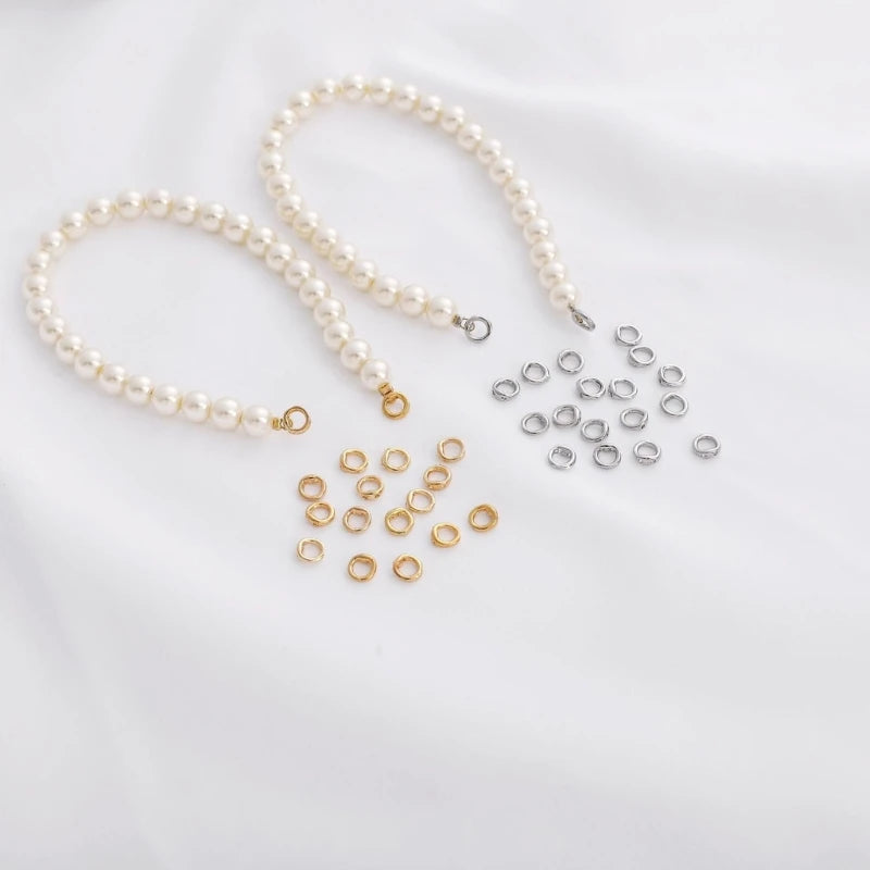 Double Hole Connector Rings for Jewelry Making