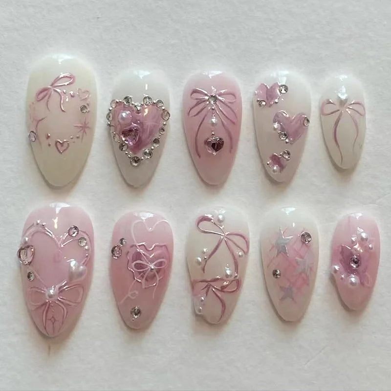 Press-On Artificial Nail Set