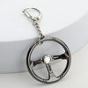 Gearbox Keychain with Turbo Hub and Brake Disc Pendant