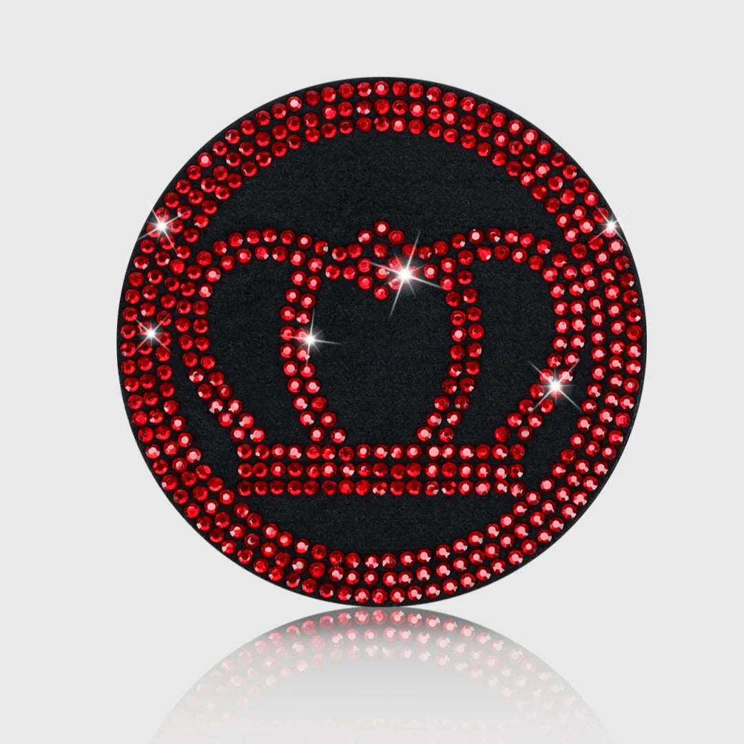 Crystal Car Cup Coasters (Set of 2)