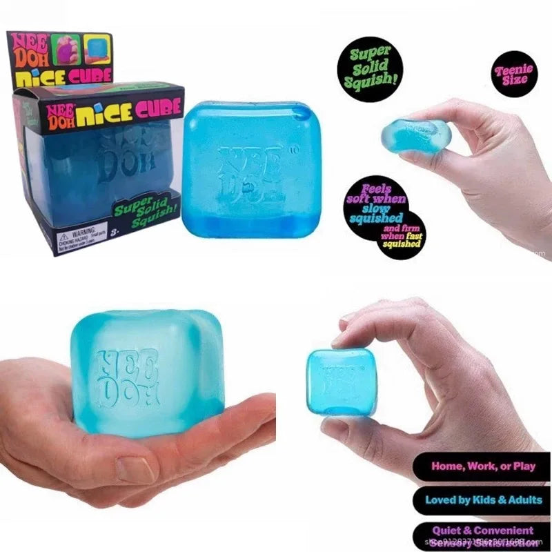 NeeDoh® Solid Cube Sensory Squeeze Toy