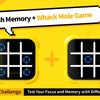 Handheld Electronic Tic Tac Toe Game with Memory & Reaction Modes