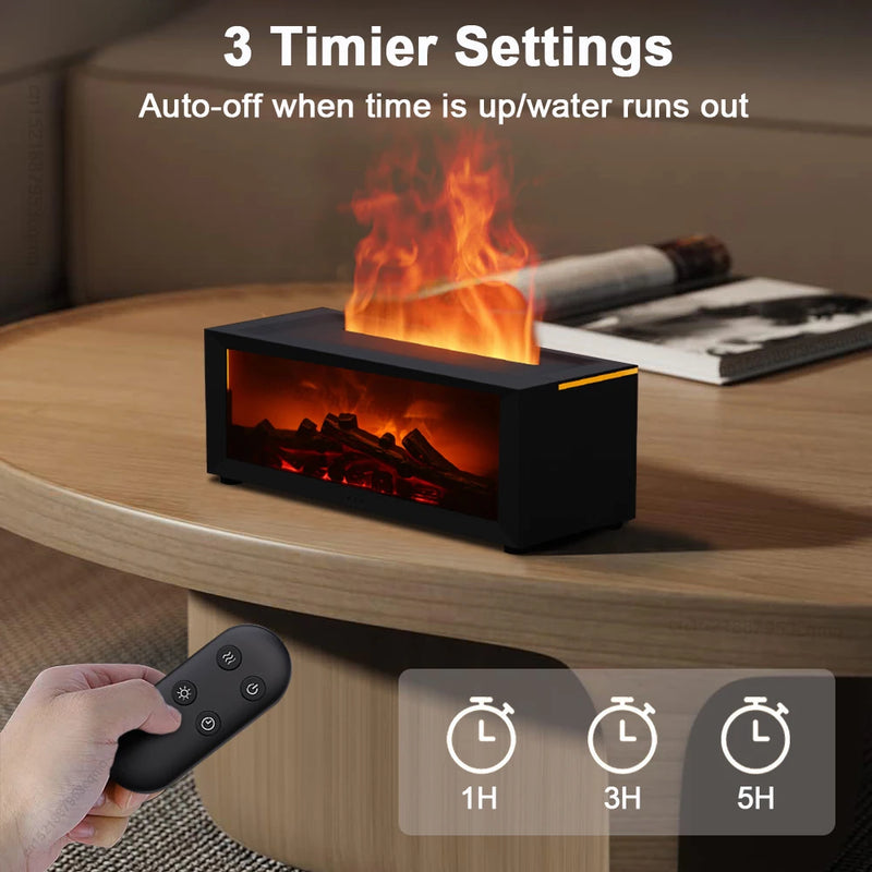 Diffuseur de Brume à Flamme avec Télécommande