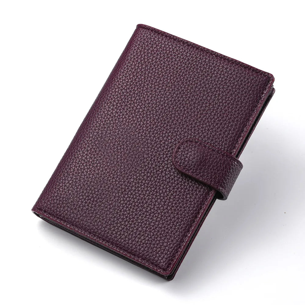 Travel Passport Wallet with Multi-Card Holder