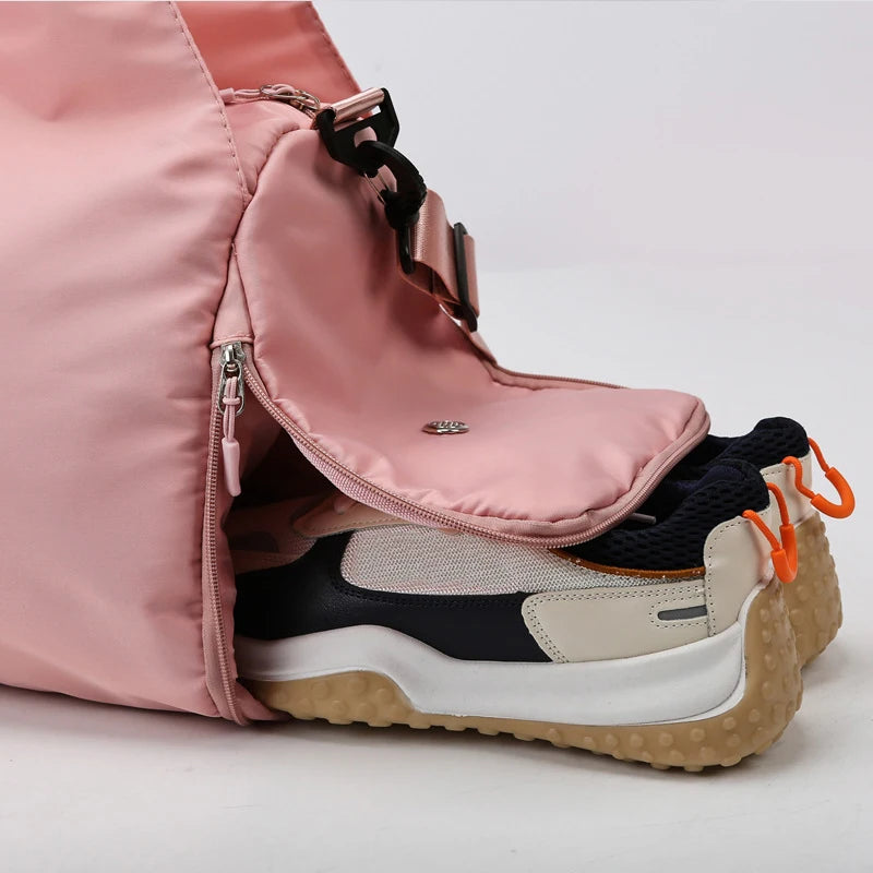Versatile Yoga Mat Carry Bag with Shoe Pocket