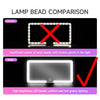 مرآة مكياج LED محمولة لغطاء الشمس للسيارة