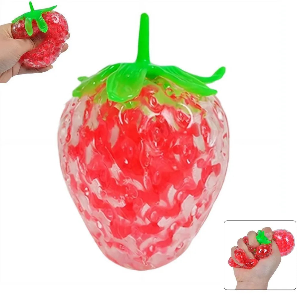 Squeezeable Strawberry Stress Relief Fidget Toy
