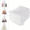 Sheer Organza Drawstring Gift Bags (Set of 100)