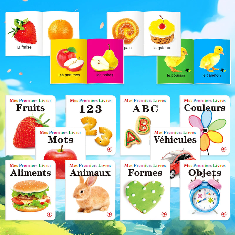 Mis Primeros Libros: Set de Libros Cognitivos en Francés para Niños