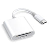 2-in-1 USB-C Camera Card Reader for iPhone and iPad