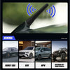 Compact Black Car Radio Antenna with Adapter Screws