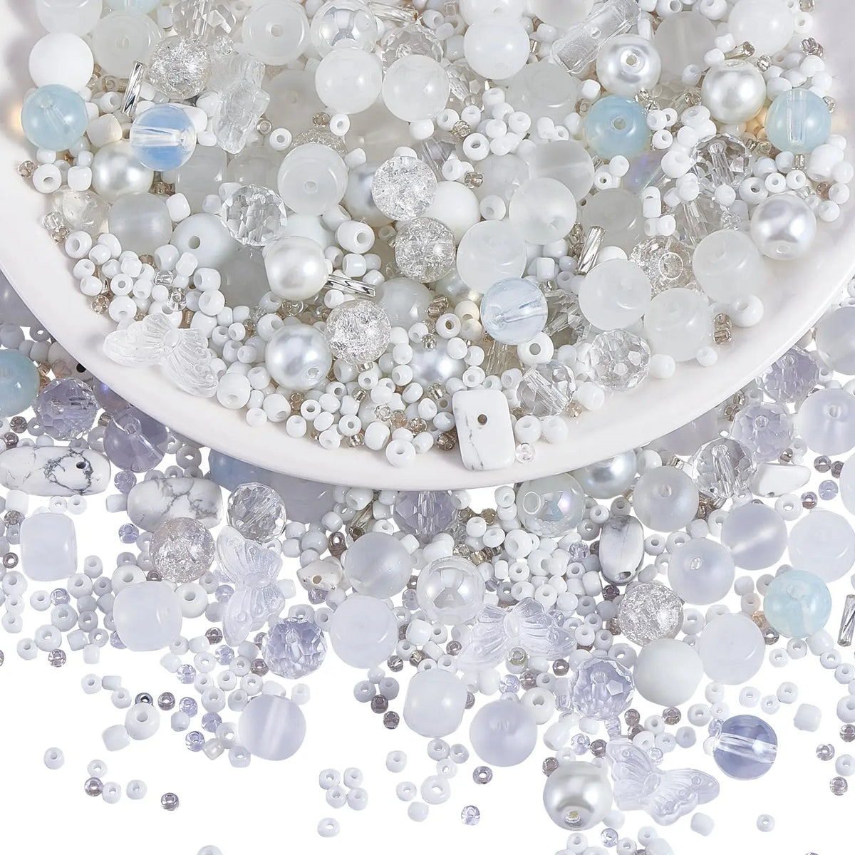 Mixed Size Green Czech Glass Seed Beads for Jewelry Making