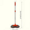 360° Rotating Car Wash Mop with Long Handle & Scratch-Free Microfiber Head