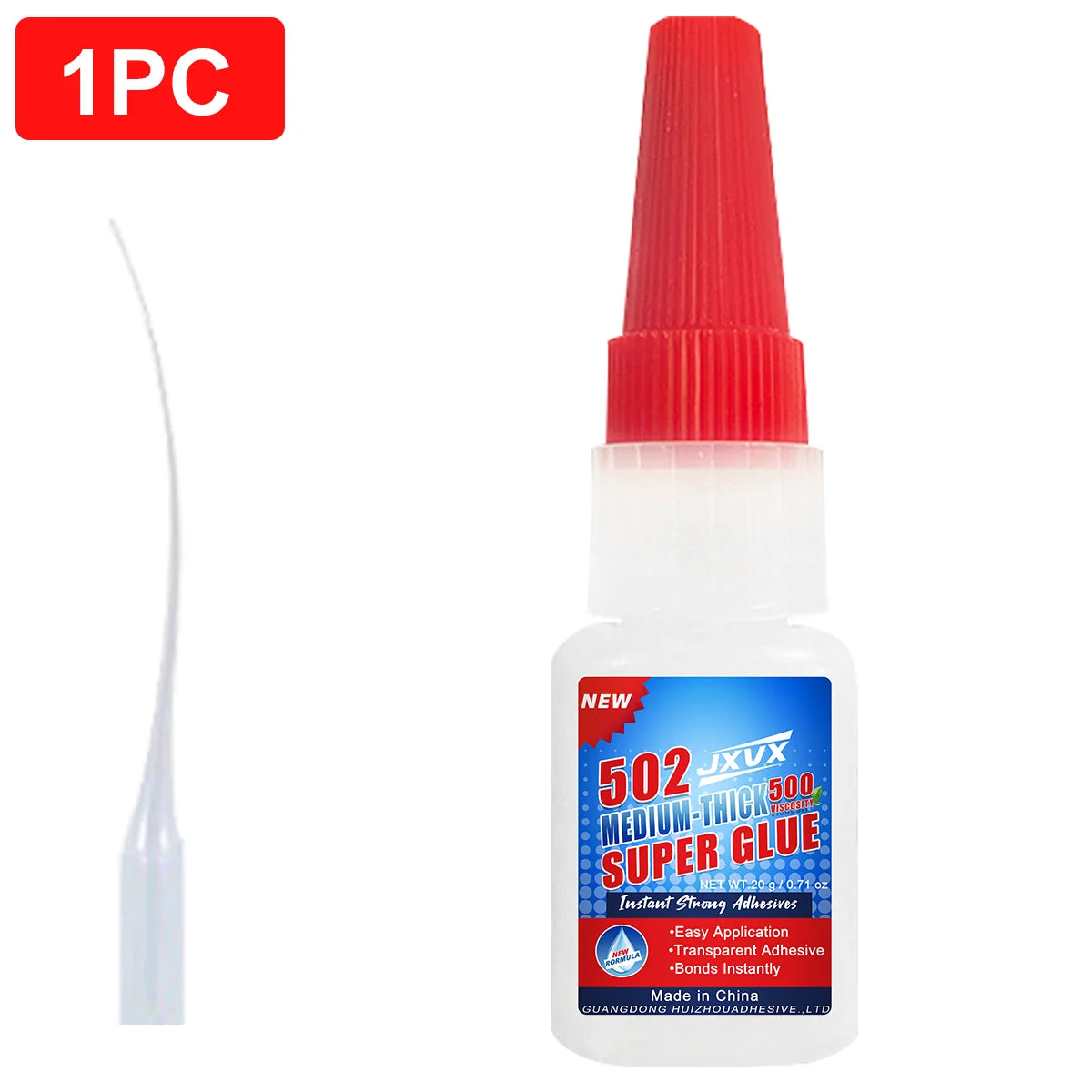 Professional Grade Super Glue – Extra Strong Instant Adhesive for Plastic, Metal, Wood & More