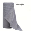 Reusable Microfiber Cleaning Cloth Roll (20 Sheets) – Multi-Surface Kitchen & Household Towels