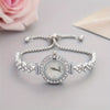 Elegante Quarzuhr mit Gold-Strassarmband