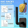 Instruction guide showing how to use hat racks with wipe, peel, and press methods.