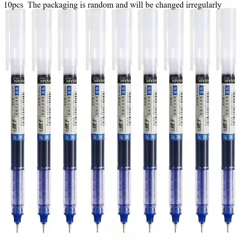 Quick-Dry Gel Pens – Smooth Writing 0.5mm (Set of 10)