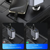 120W 4-in-1 Retractable Car Charger with Dual USB and Type-C Ports