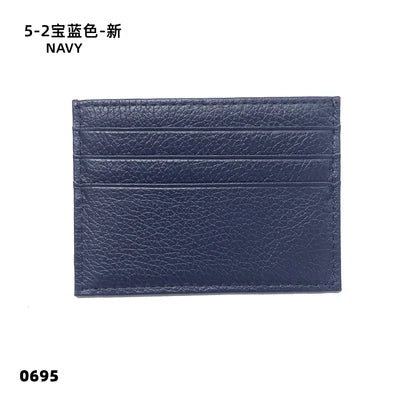 Genuine Leather Credit Card Holder – Slim ID & Card Case