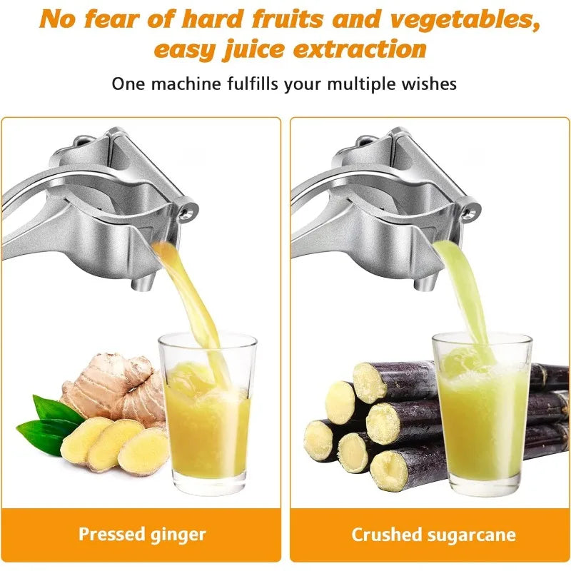 Manual Citrus Juicer – Heavy-Duty Aluminum Squeezer