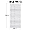 3D Self-Adhesive Brick Wall Panels