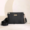 Quilted Chain Crossbody Bag with Adjustable Strap